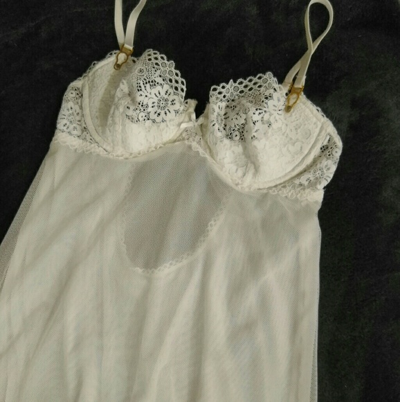 VICTORIA'S SECRET | [NwoT]Ivory Mesh Chemise! - Picture 3 of 8